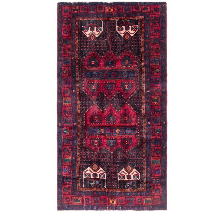 5' 6 x 10' 6 Sirjan Persian Runner Rug