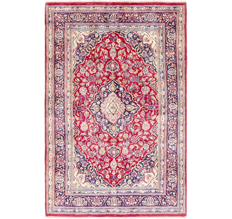 6' 2 x 9' 7 Mashad Persian Rug