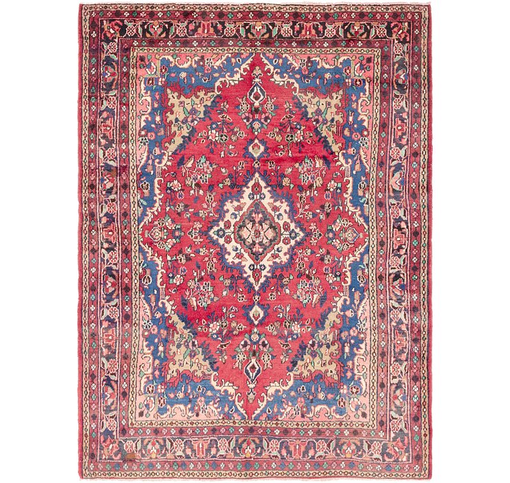 7' x 9' 4 Hamedan Persian Rug