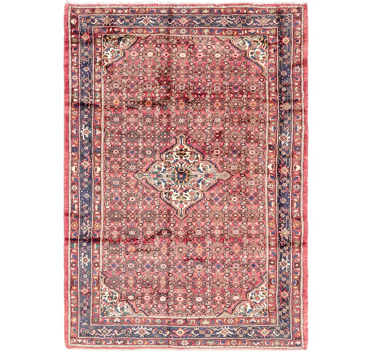 7' x 9' 10 Hossainabad Persian Rug