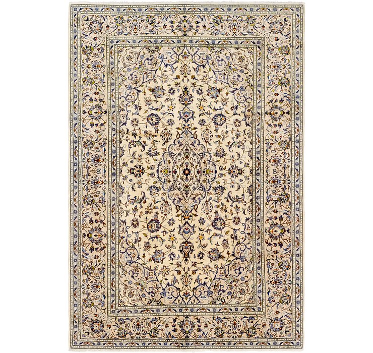 6' 8 x 9' 7 Kashan Persian Rug