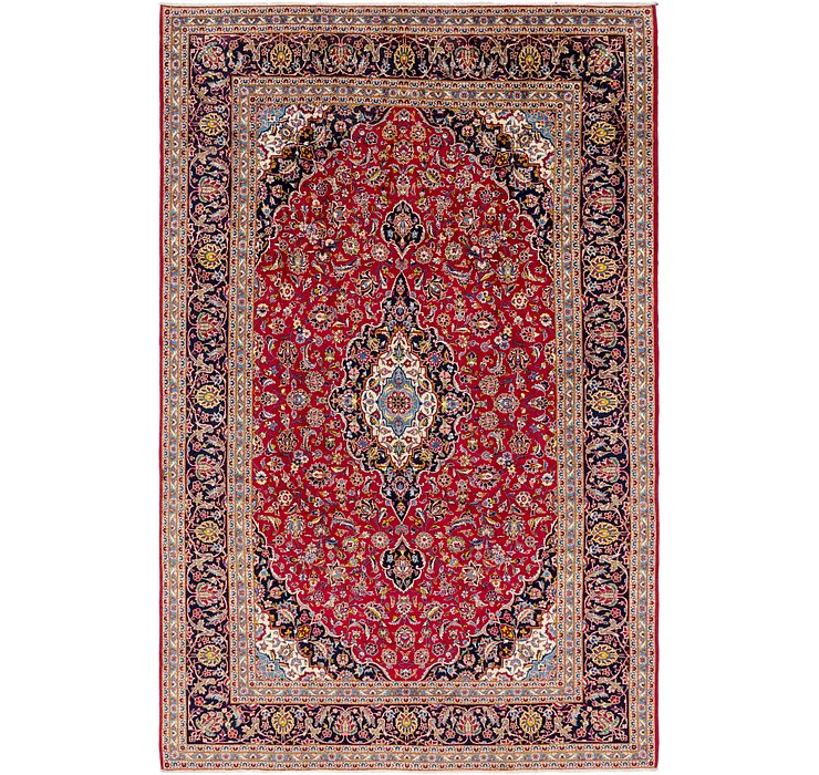 HandKnotted 8' 3 x 13' Kashan Persian Rug