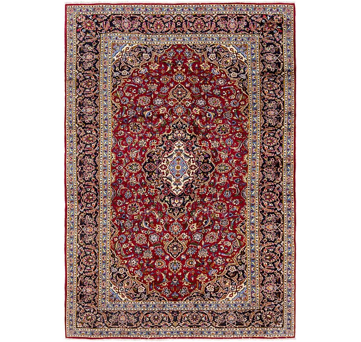 8' x 12' 3 Kashan Persian Rug