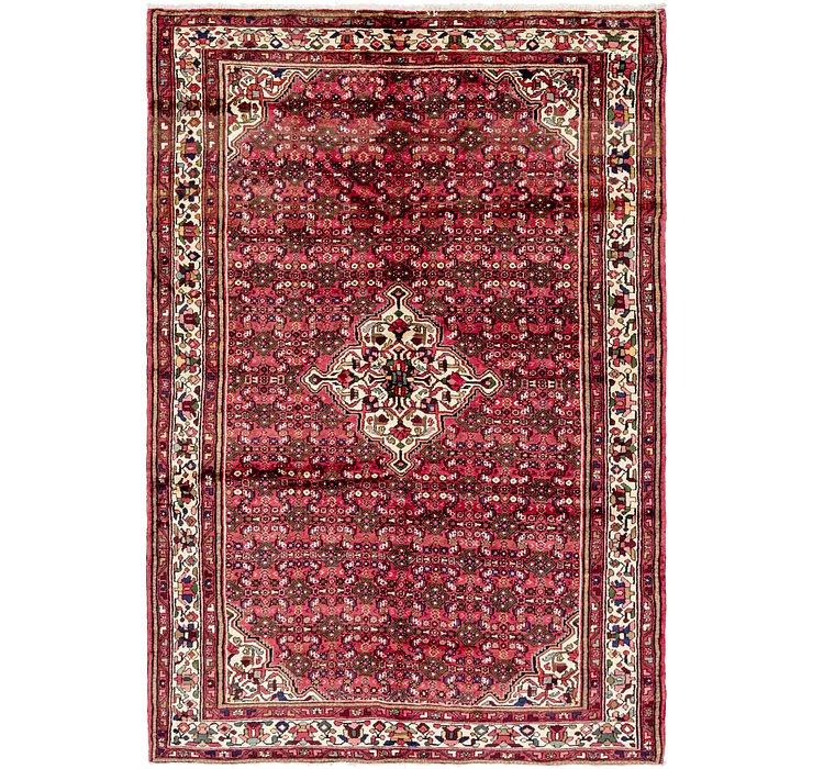 7' x 10' 5 Hossainabad Persian Rug