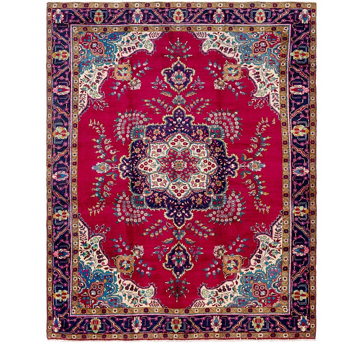 9' 4 x 12' 5 Tabriz Persian Rug