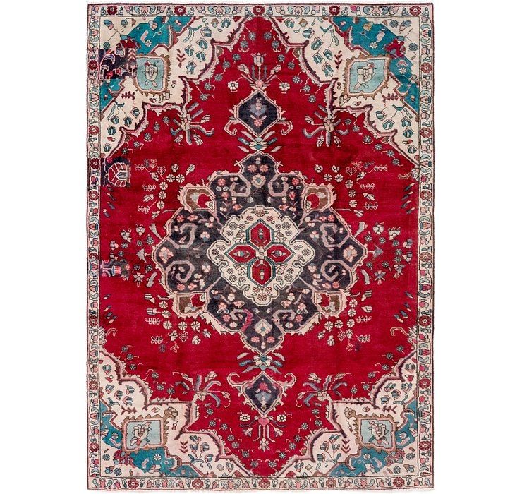 7' x 10' 2 Tabriz Persian Rug