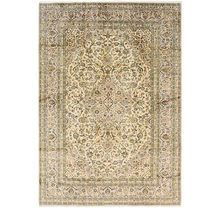 8' x 11' 10 Kashan Persian Rug