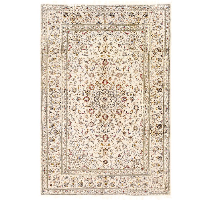 6' 8 x 9' 10 Kashan Persian Rug
