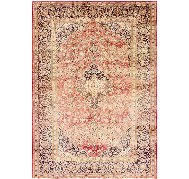 9' 4 x 13' 1 Kashan Persian Rug