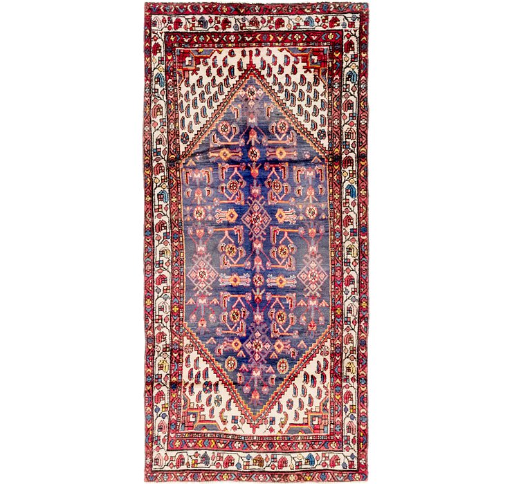 3' 6 x 7' 8 Hamedan Persian Runner ...
