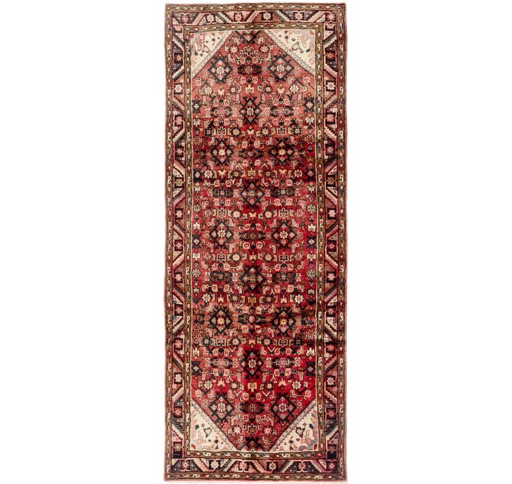 3' 8 x 9' 9 Hossainabad Persian Run...