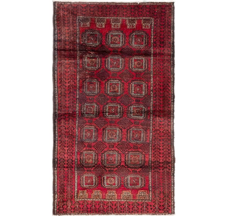 2' 9 x 5' Balouch Persian Rug