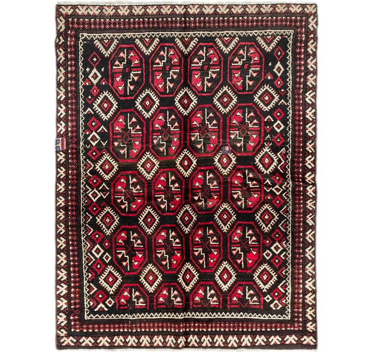 3' 8 x 5' Balouch Persian Rug