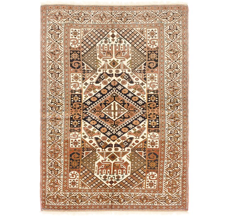 4' x 6' Ghoochan Persian Rug