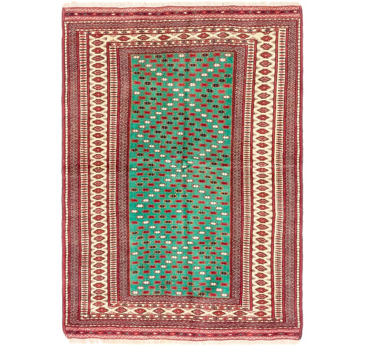 3' 6 x 4' 10 Ghoochan Persian Rug