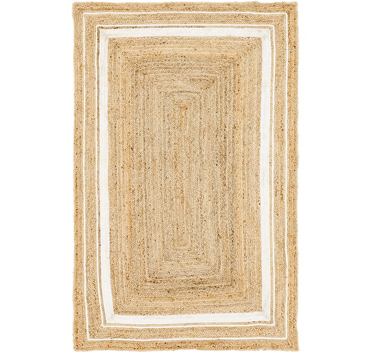 5' x 8' Braided Jute Rug