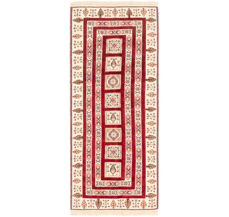 2' 9 x 6' 9 Ghoochan Persian Runner...