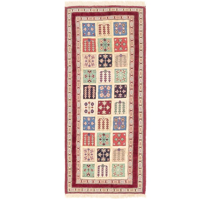 2' 7 x 6' 6 Ghoochan Persian Runner...