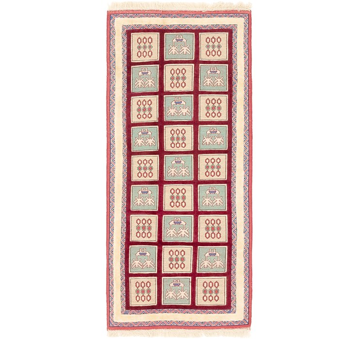 2' 8 x 6' 6 Ghoochan Persian Runner...