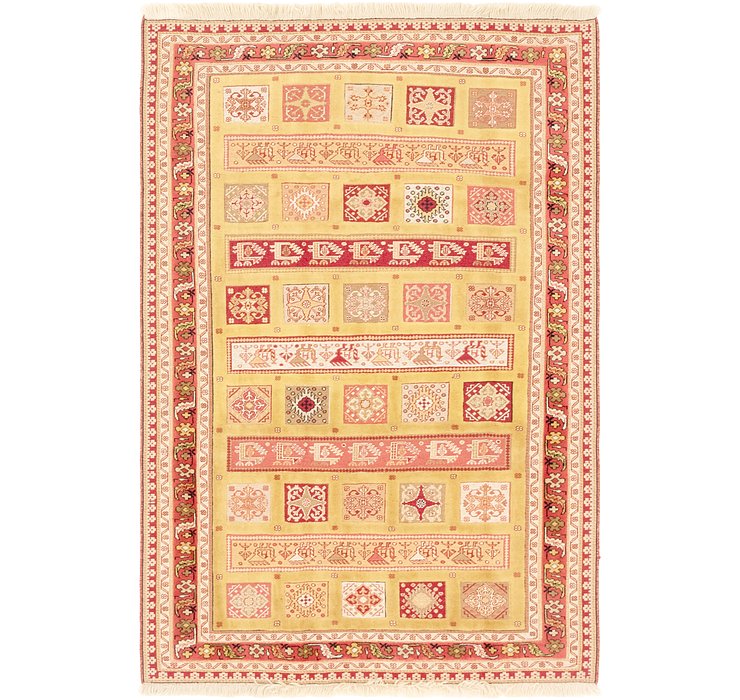 4' 7 x 6' 10 Ghoochan Persian Rug