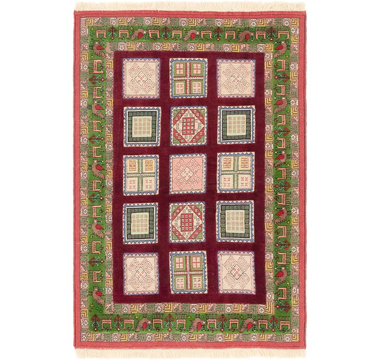 4' 3 x 6' 6 Ghoochan Persian Rug