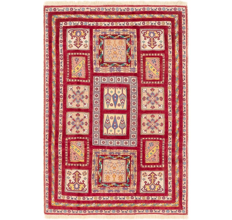 4' 8 x 7' Ghoochan Persian Rug
