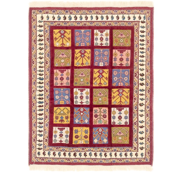 3' 9 x 4' 10 Ghoochan Persian Rug