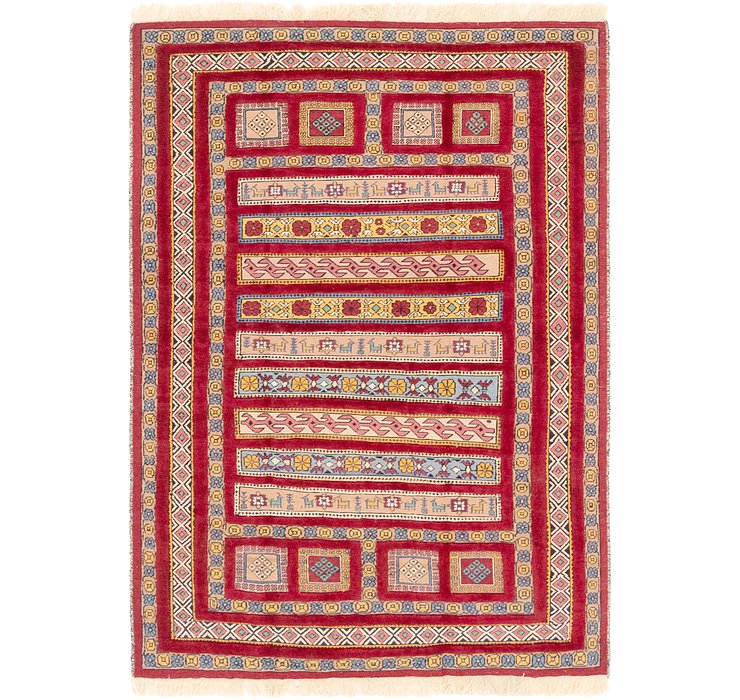 4' 5 x 6' 4 Ghoochan Persian Rug