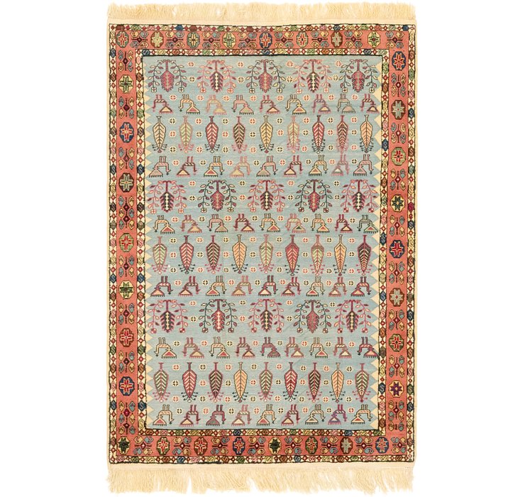 4' 4 x 6' 10 Ghoochan Persian Rug