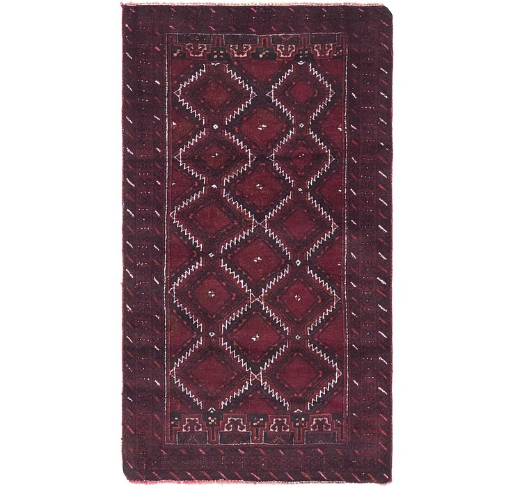 HandKnotted 3' x 5' 5 Balouch Persian Rug