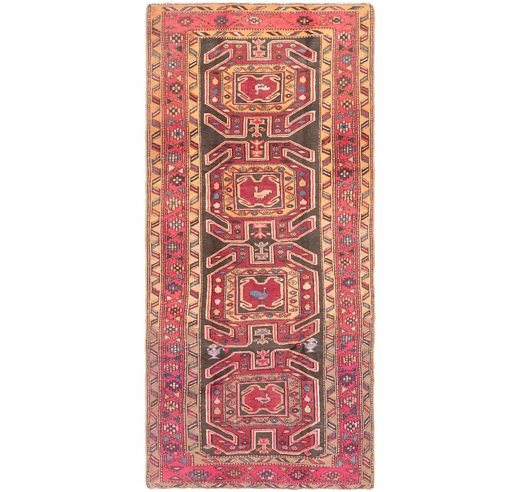 4' 6 x 9' 10 Meshkin Persian Runner ...