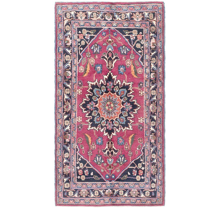 3' 7 x 7' Hamedan Persian Rug