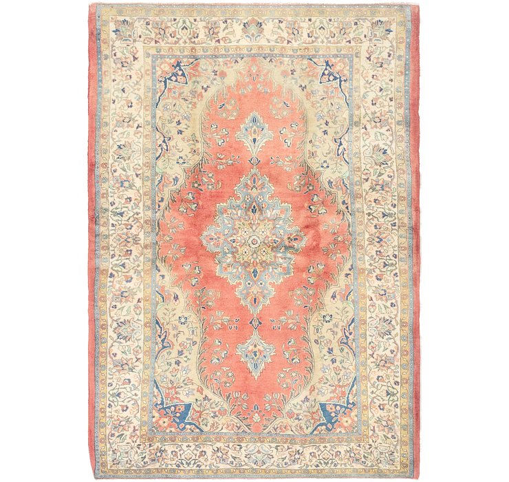 4' 6 x 6' 8 Tabriz Persian Rug