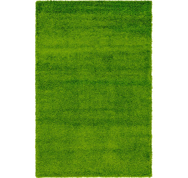 6' x 9' Solid Shag Rug