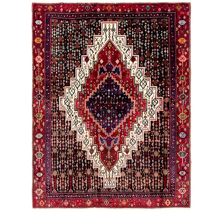 4' 8 x 6' Senneh Persian Rug