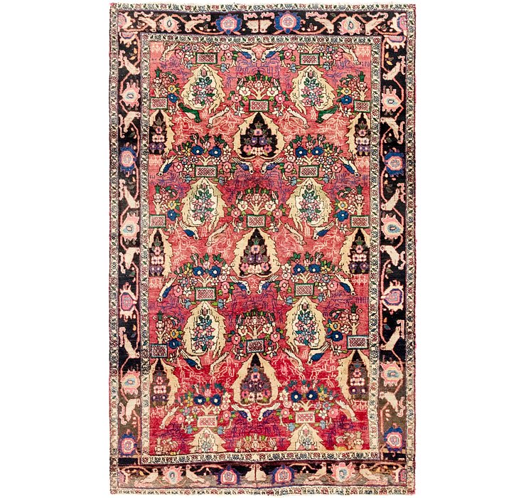 4' x 6' 6 Gholtogh Persian Rug