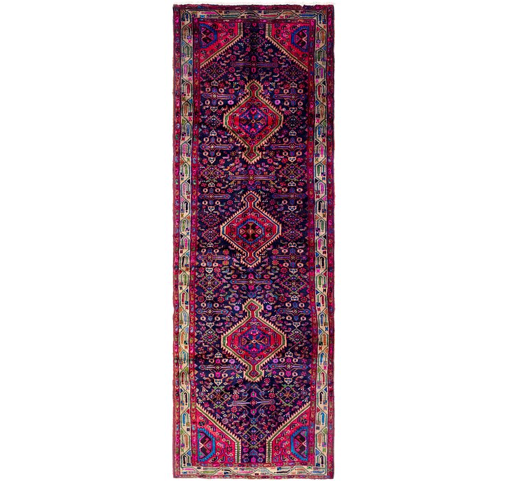 3' 8 x 11' 7 Mazlaghan Persian Runne...