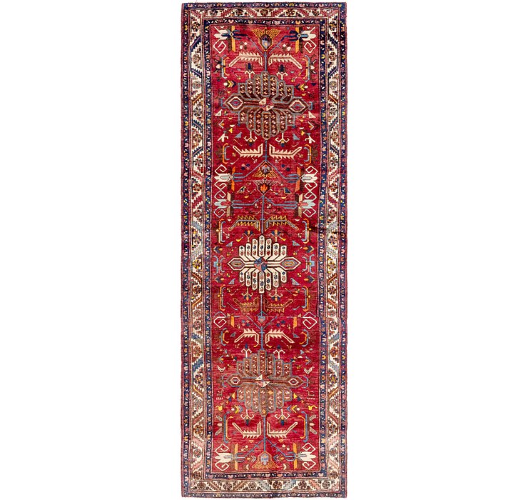 3' 6 x 11' 5 Gharajeh Persian Runner...