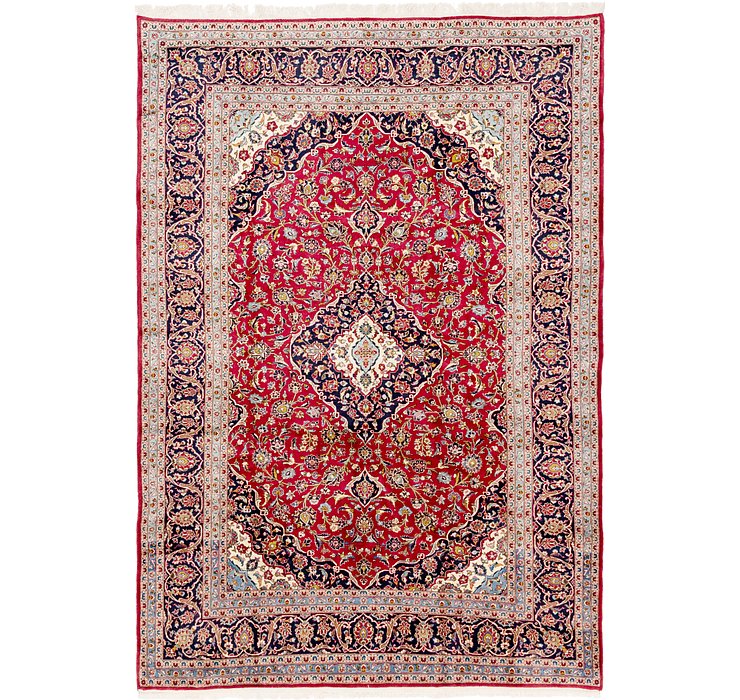 8' 2 x 11' 9 Kashan Persian Rug