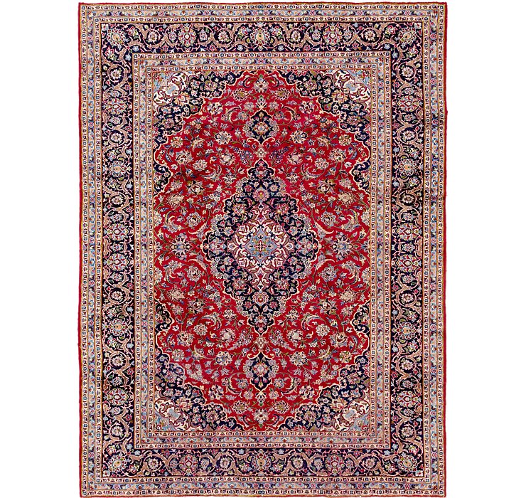 9' 6 x 13' Kashan Persian Rug