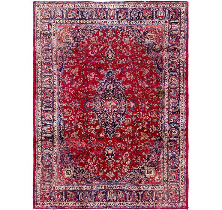 9' 7 x 12' 9 Mashad Persian Rug