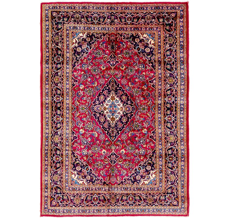 6' 7 x 9' 5 Kashan Persian Rug
