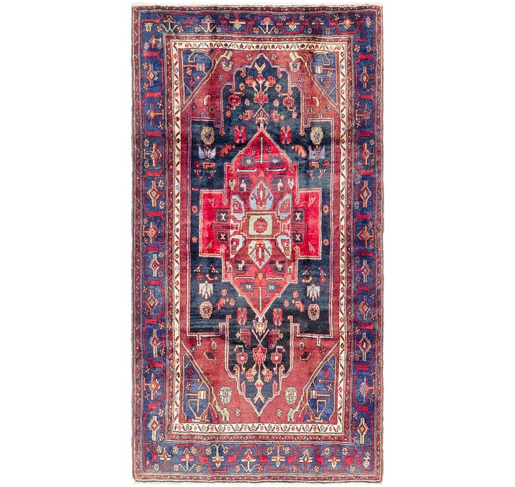 4' 4 x 8' 6 Sanandaj Persian Rug