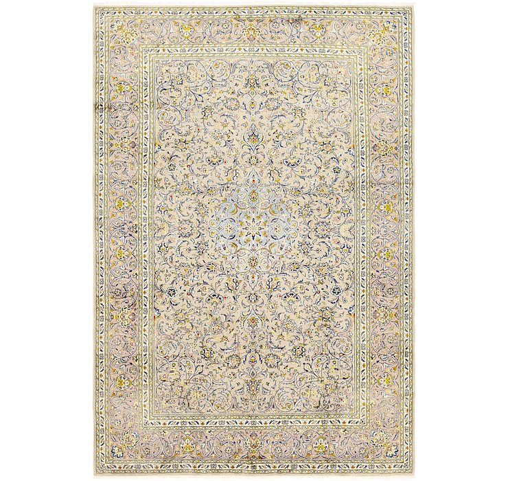 8' x 11' 10 Kashan Persian Rug