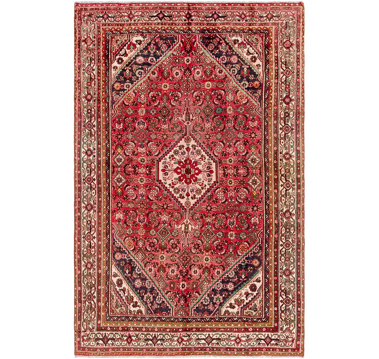 6' 7 x 10' 2 Hamedan Persian Rug