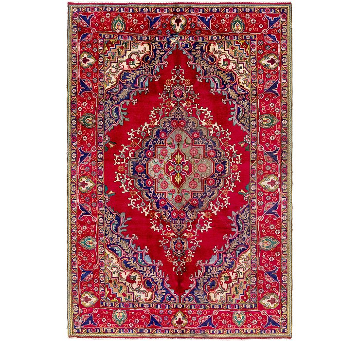 6' 6 x 10' 3 Tabriz Persian Rug