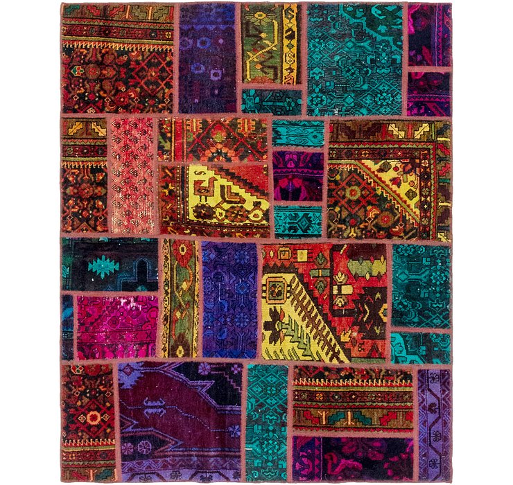 5' 2 x 6' 5 Ultra Vintage Persian S...