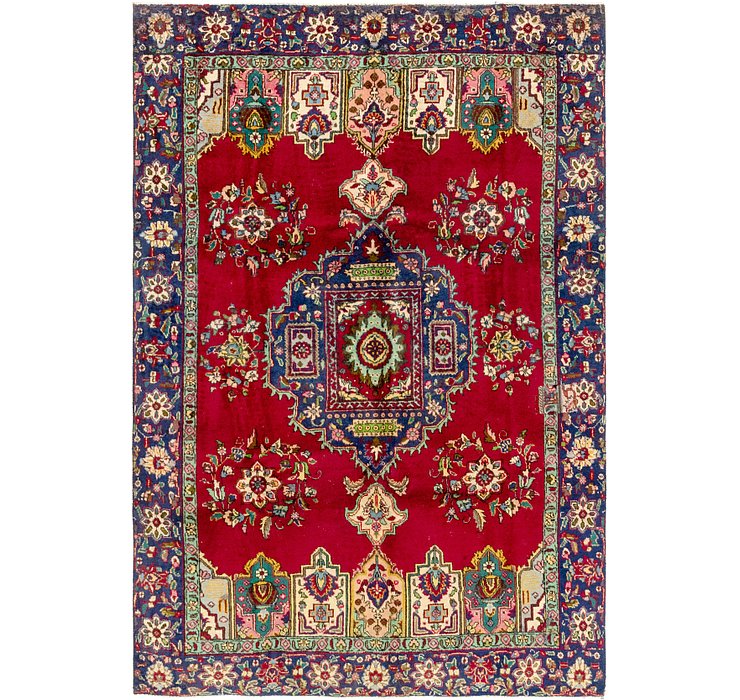 6' 5 x 9' 6 Tabriz Persian Rug
