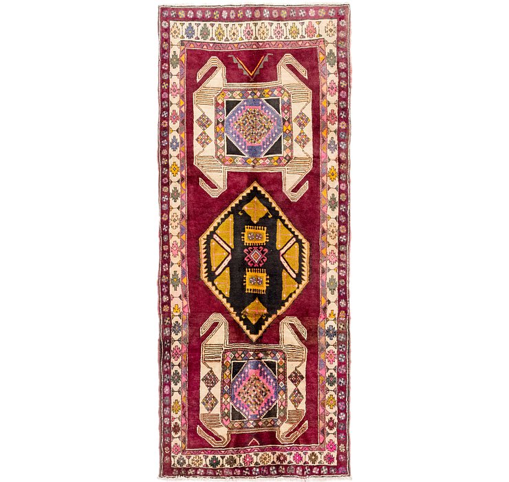 3' 9 x 9' 3 Meshkin Persian Runner ...