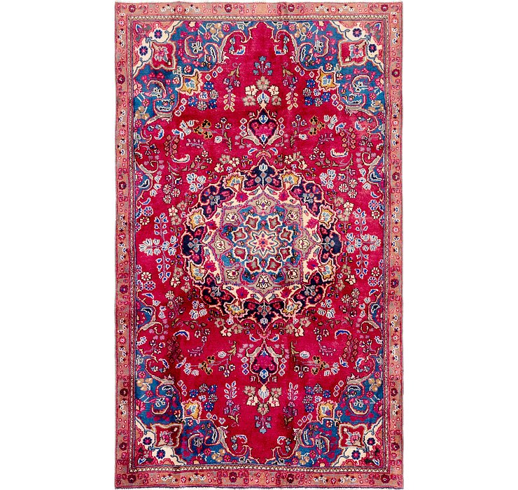 4' 7 x 7' 8 Mashad Persian Rug